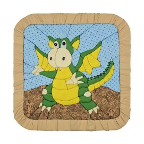 Textil mozaik kézműves egységcsomag - 1111 Sárkány