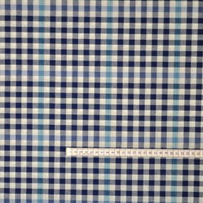 Kék kockás konyharuha anyag