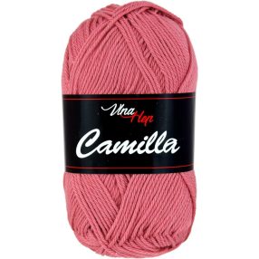 8029 Pasztellrózsa sötét Camilla horgolófonal VLNA-HEP