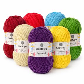 Kartopu Yumurcak zsenília horgoló fonalak