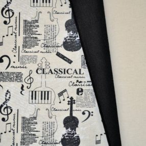 Zenés dekorszövetek