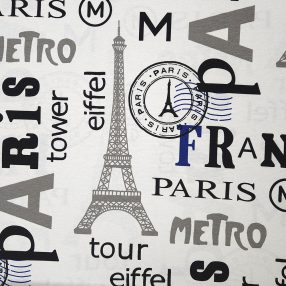 Városok, utazás témájú dekorszövetek